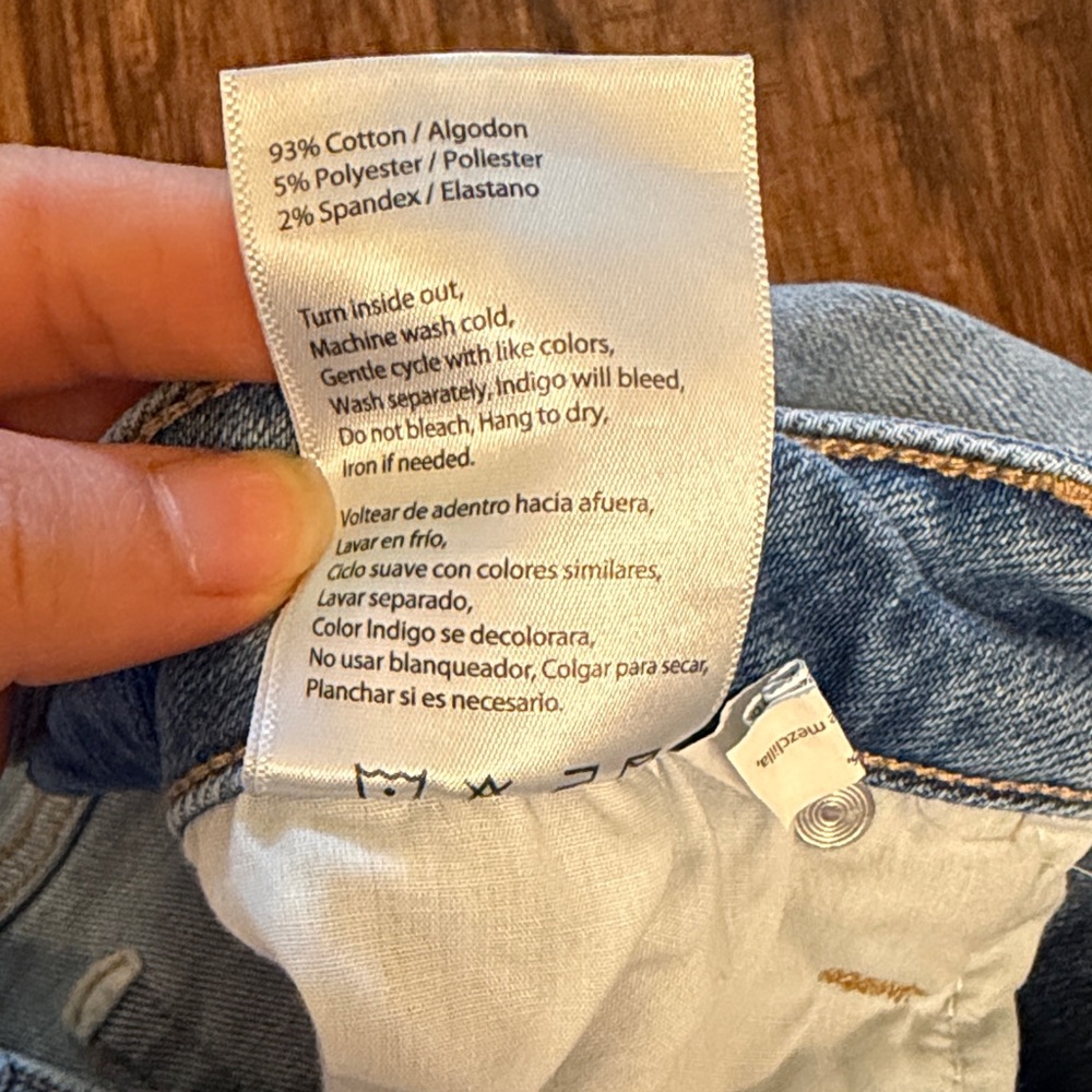 Judy Blue Women's Jean Shorts in Blue, Black, and White - Picture 9 of 16